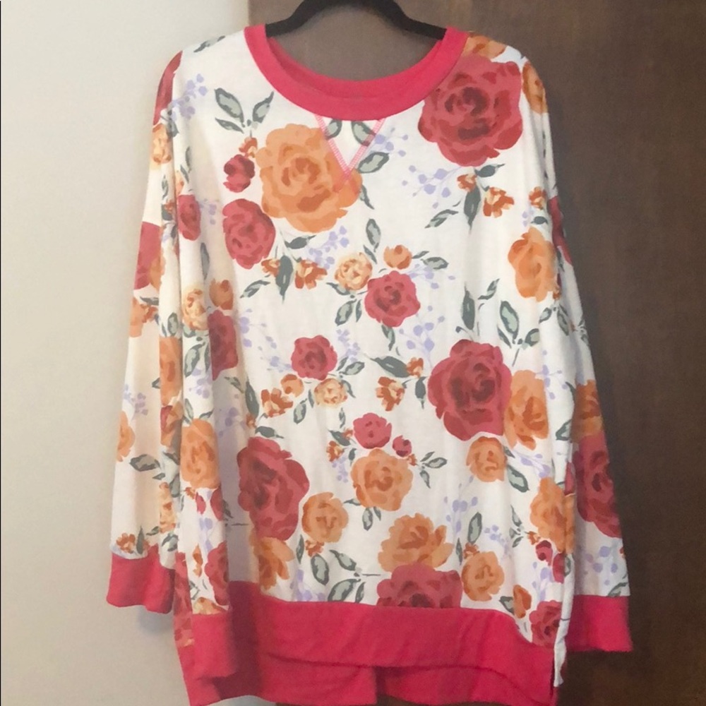 Honey me curvy floral top new 3x